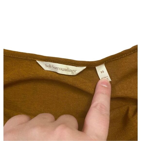 Soft Surroundings Patritzia Cowl Neck Top XS - Picture 3 of 4